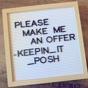 Accepts reasonable offers!